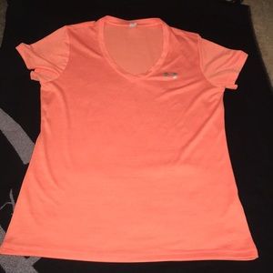 Under Armour Heat Gear Orange Top